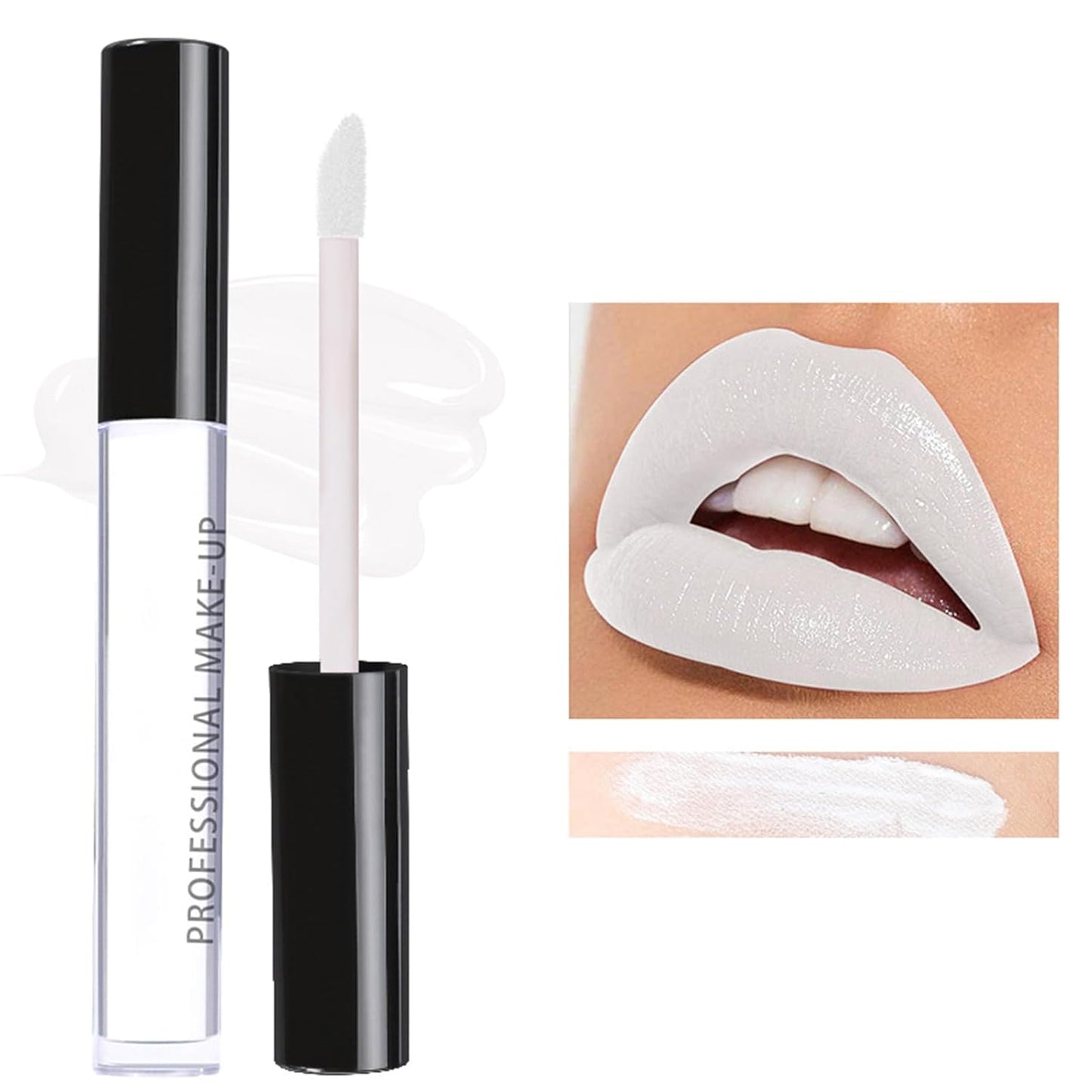 Schwarz-Weißer Lippenstift Halloween - Feuchtigkeitsspendende, Feuchtigkeitsspendende Lippenstifte Verhindern Trockene Lippenflecken | Lippen-Make-Up-Zubehör Für Zuhause, Familientreffen,