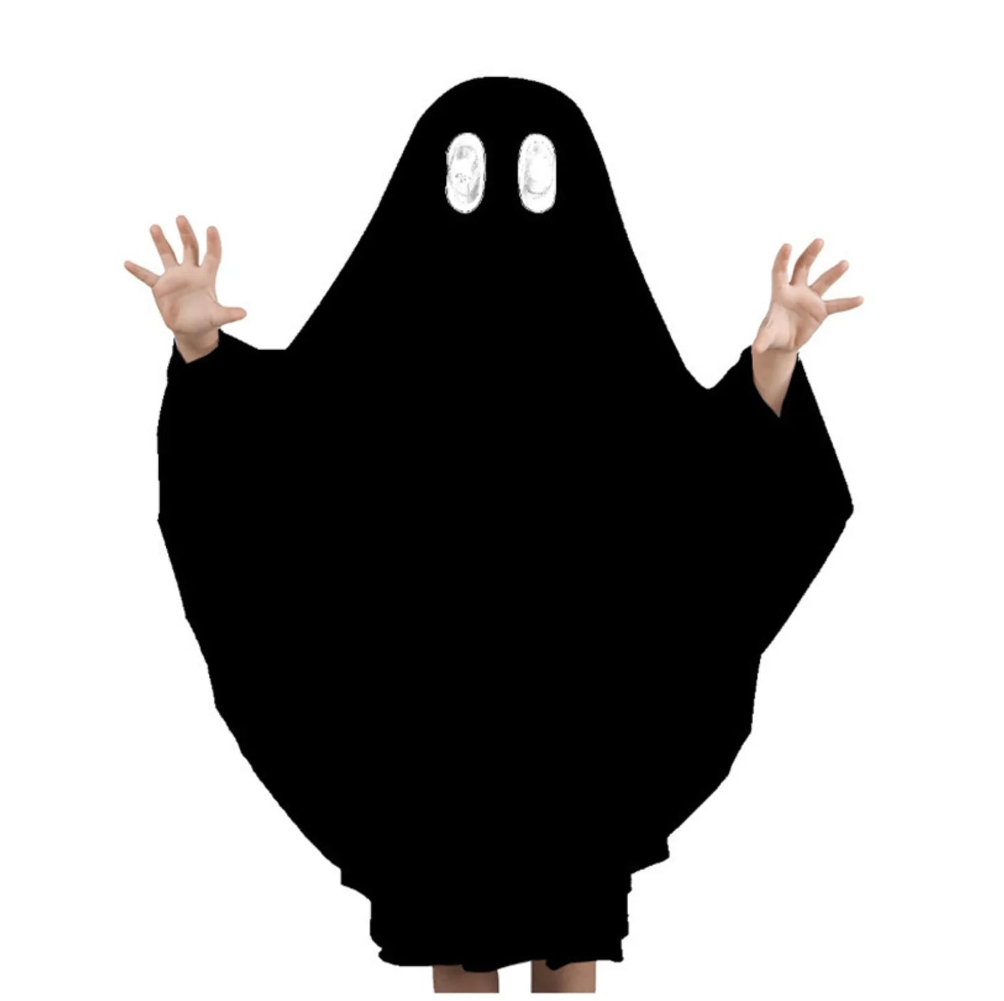 Kids Halloween Ghost Cloak Costume - Spooky & Comfortable Cape for Children