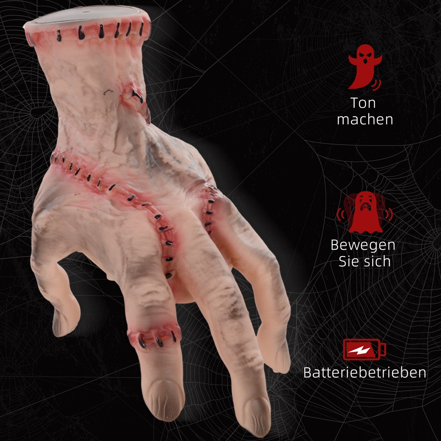 21Cm Halloween Dekoration Realistische Narbes Händchen Mit Soundfunktion