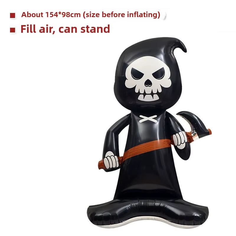 Halloween Shaped Inflatable Balloons Spooky Holiday Decor Props for Bar Mall Event Party Atmosphere Decoration Supplies