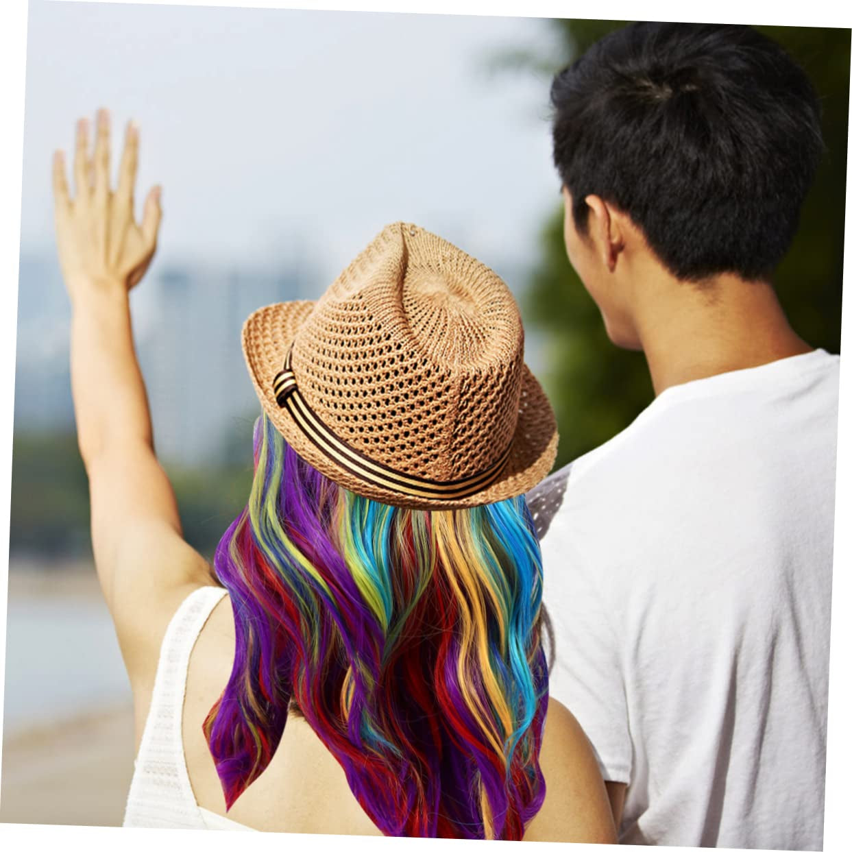 1Pc Damenperücke Kurzes Lockiges Haar Perücke Aus Natürlicher Seide Für Partyaktivitäten Und Cosplay