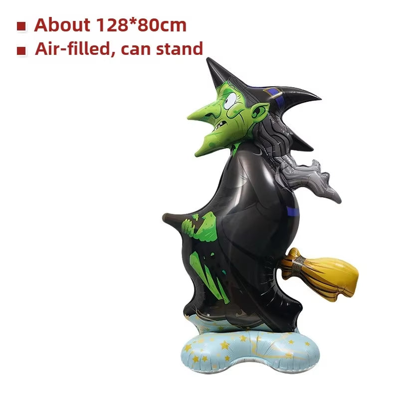 Halloween Shaped Inflatable Balloons Spooky Holiday Decor Props for Bar Mall Event Party Atmosphere Decoration Supplies