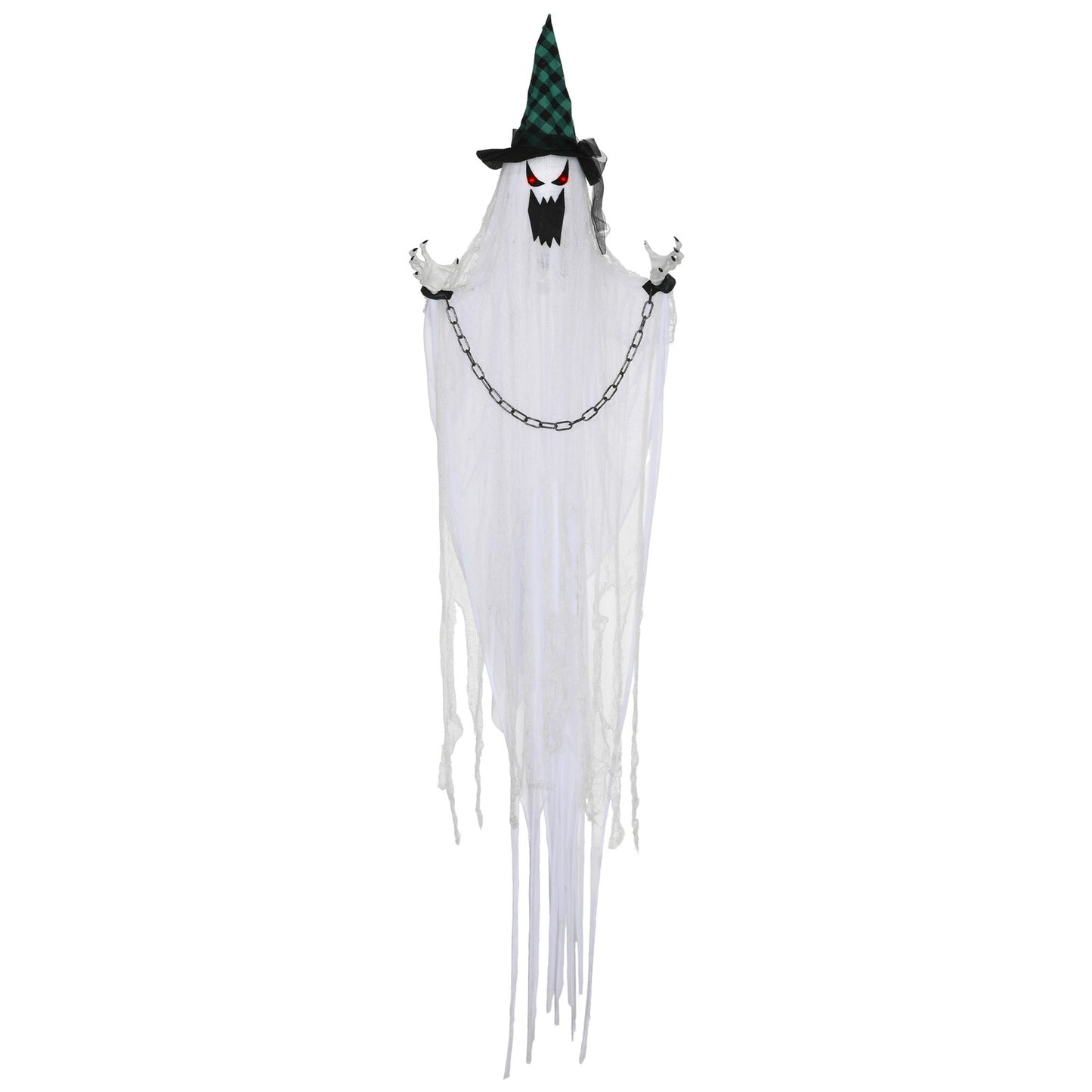 204 Cm Halloween Deko Hängend Geist Mit Geräuschaktivi