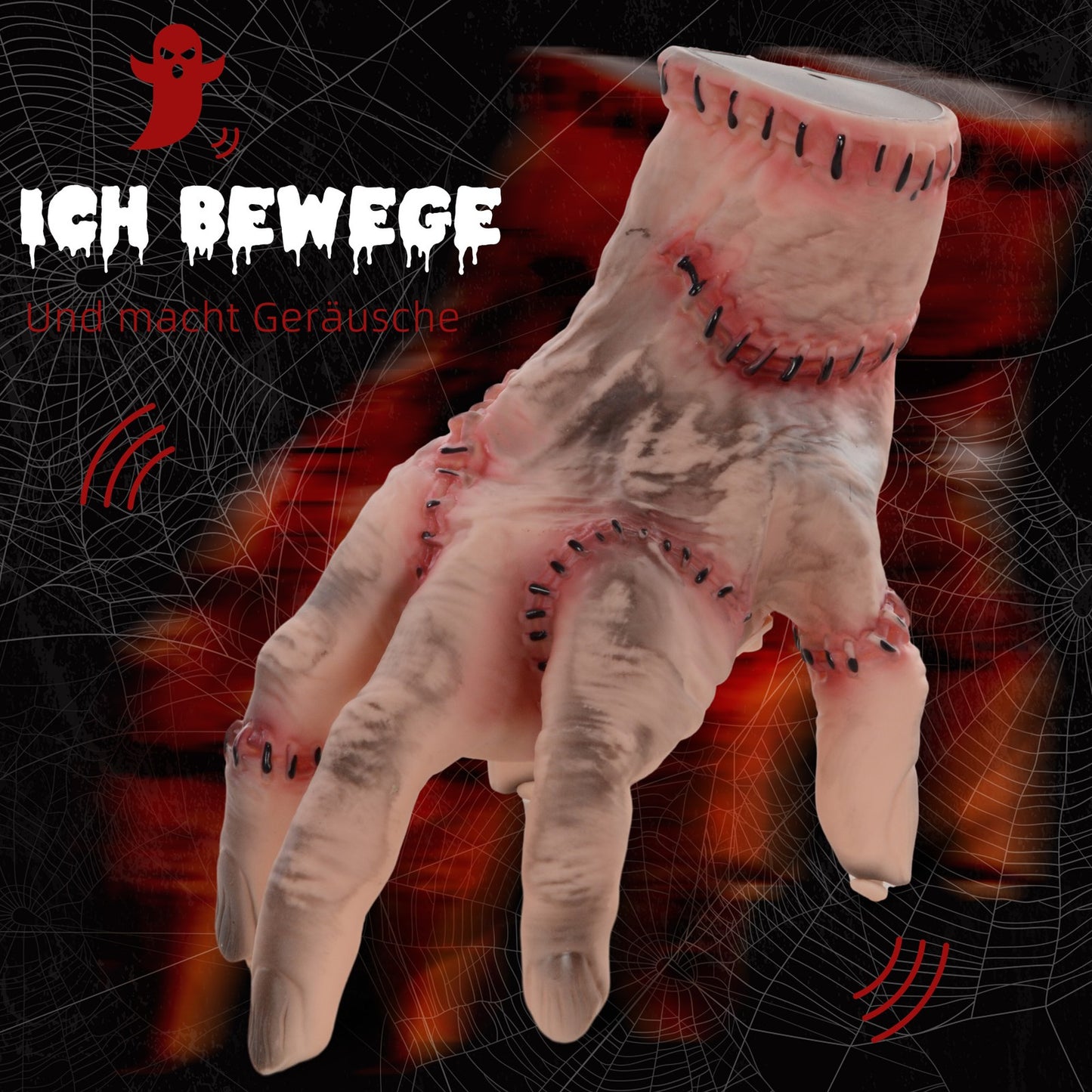 21Cm Halloween Dekoration Realistische Narbes Händchen Mit Soundfunktion