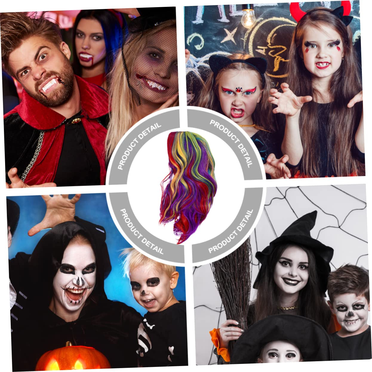1Pc Damenperücke Kurzes Lockiges Haar Perücke Aus Natürlicher Seide Für Partyaktivitäten Und Cosplay
