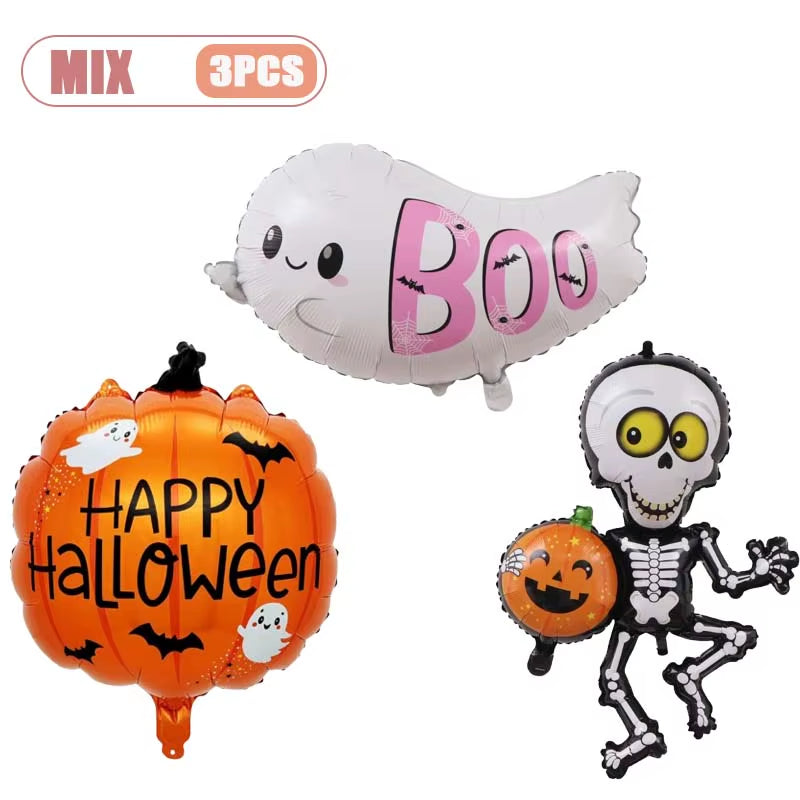 Halloween Shaped Inflatable Balloons Spooky Holiday Decor Props for Bar Mall Event Party Atmosphere Decoration Supplies