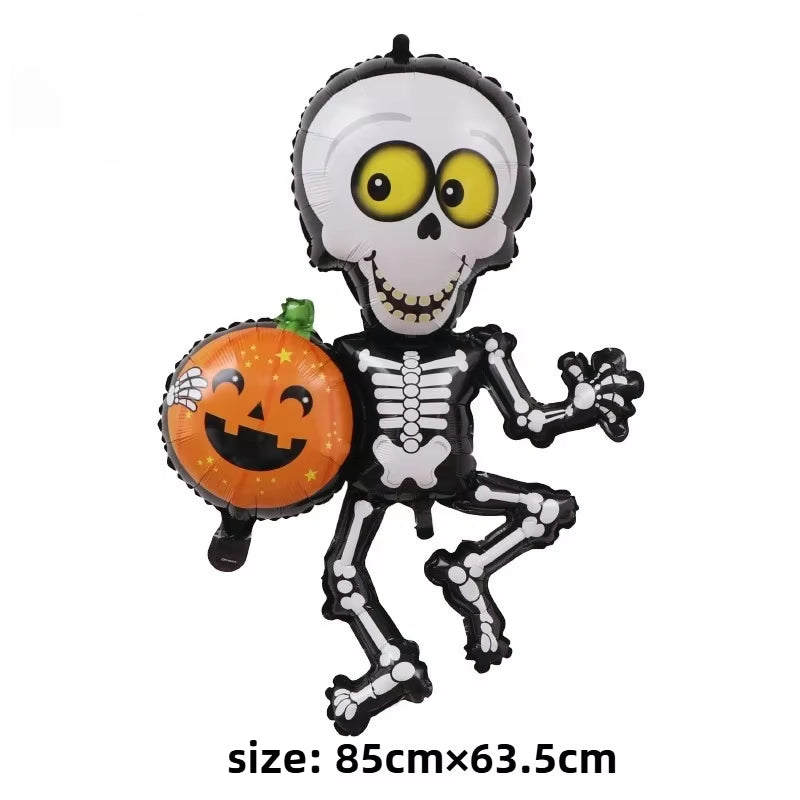 Halloween Shaped Inflatable Balloons Spooky Holiday Decor Props for Bar Mall Event Party Atmosphere Decoration Supplies