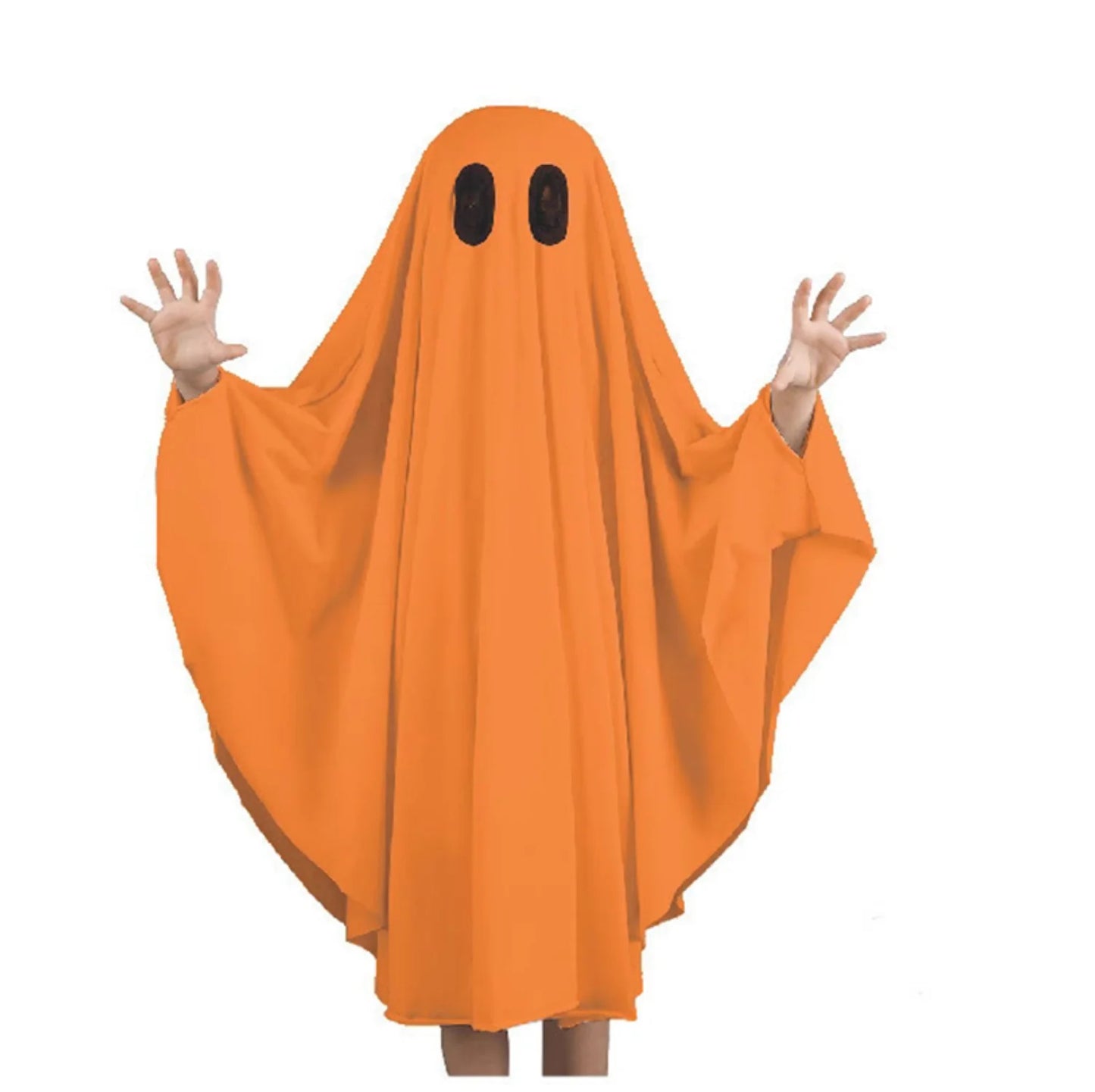 Kids Halloween Ghost Cloak Costume - Spooky & Comfortable Cape for Children