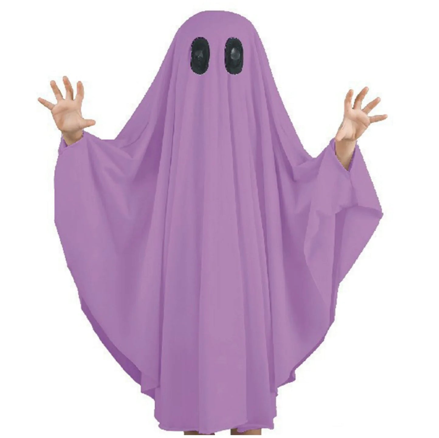 Kids Halloween Ghost Cloak Costume - Spooky & Comfortable Cape for Children