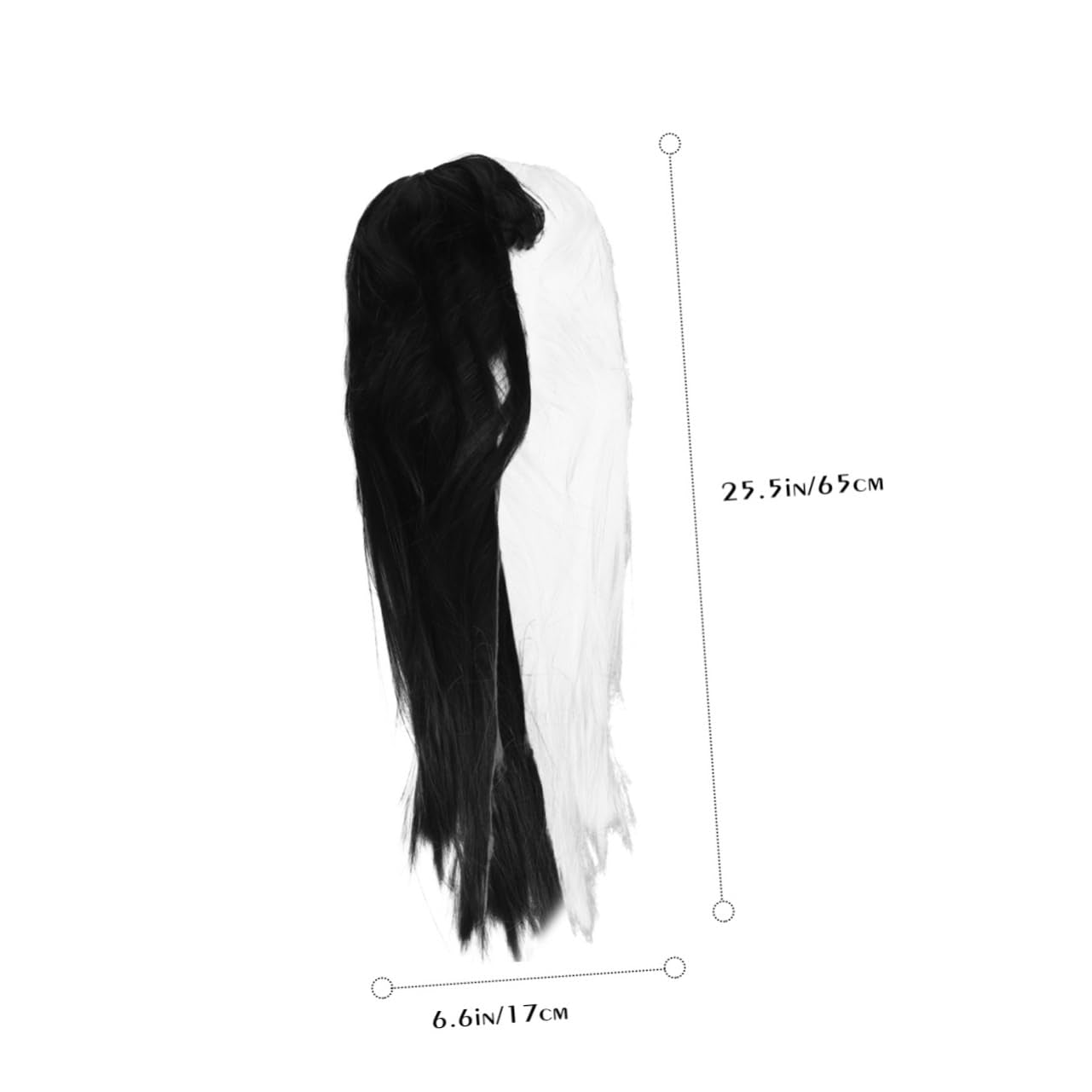 HONMEET Fashion Synthetic Hair Wigs Lange Gerade Perücke Für Cosplay Halloween Und Kostümpartys Hochtemperaturfaser Für Tägliche Nutzung Und Besondere Anlässe