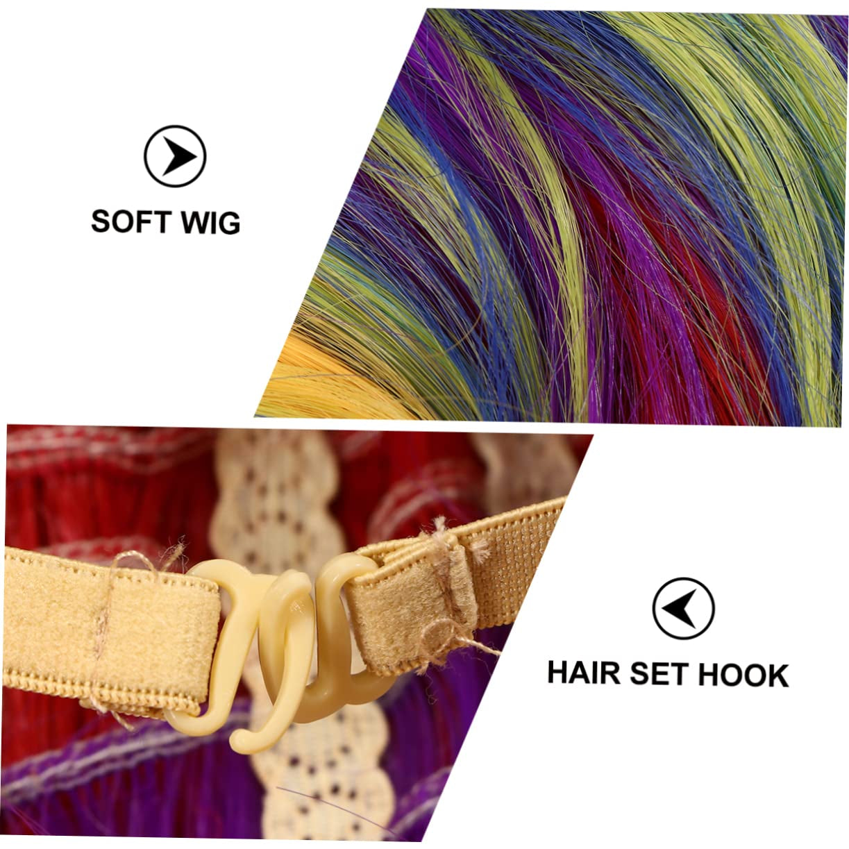 1Pc Damenperücke Kurzes Lockiges Haar Perücke Aus Natürlicher Seide Für Partyaktivitäten Und Cosplay
