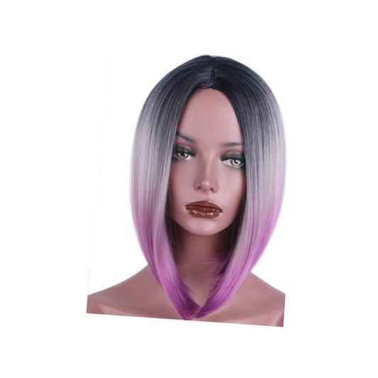 Damen Bob Perücke Mit Farbverlauf Synthetische Haarperücke Für Cosplay Party Und Alltag Hitzebeständig Atmungsaktiv Bequem Und Natürlich Aussehend Für Verschiedene Anlässe