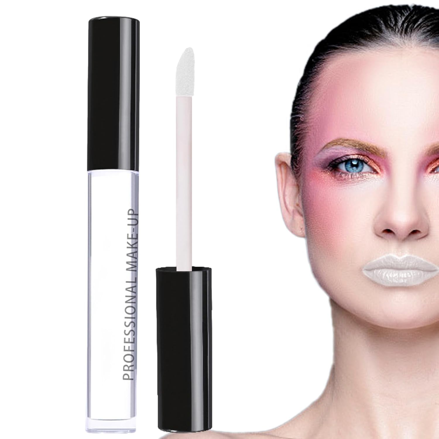 Schwarz-Weißer Lippenstift Halloween - Feuchtigkeitsspendende, Feuchtigkeitsspendende Lippenstifte Verhindern Trockene Lippenflecken | Lippen-Make-Up-Zubehör Für Zuhause, Familientreffen,