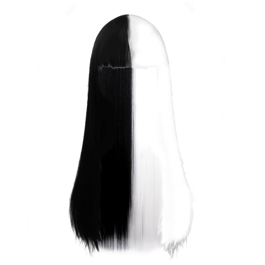 HONMEET Fashion Synthetic Hair Wigs Lange Gerade Perücke Für Cosplay Halloween Und Kostümpartys Hochtemperaturfaser Für Tägliche Nutzung Und Besondere Anlässe