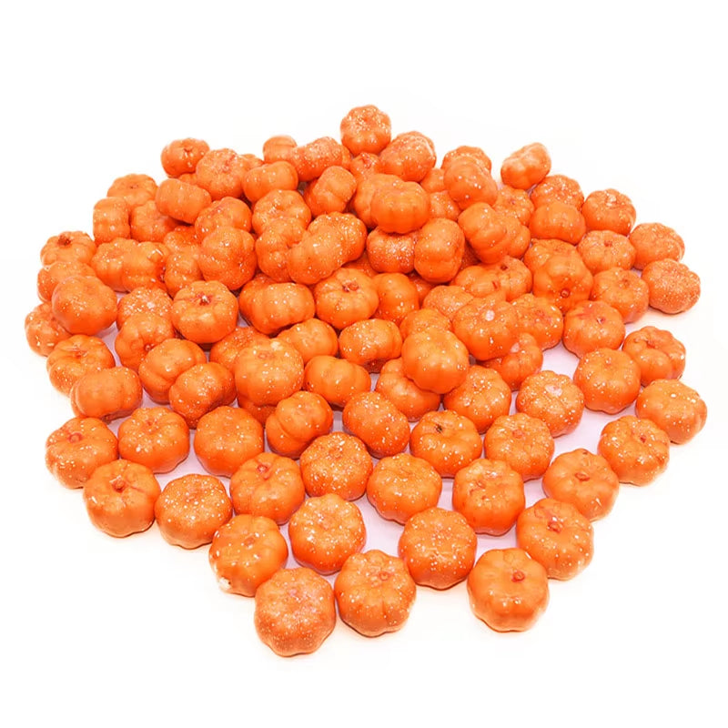 25Pcs Mini Artificial Pumpkin Fake Simulation Vegetabl Happy Halloween Decoration for Home Halloween Props DIY Crafts